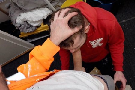 Horny Painter Takes Out Anger On Apprentices Cunt With 10 Inch Tool