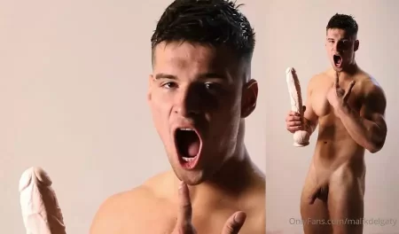 Malik Delgaty teaches sucking a big cock