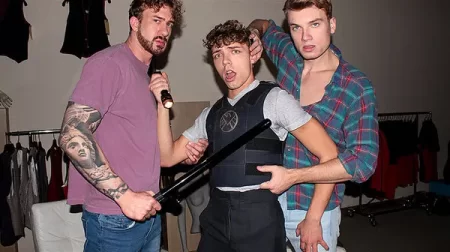 Covering the Law’s Ass with Cum: Who’s in Charge Now? – Jack Valor, Caden Dior, Evan Jordie